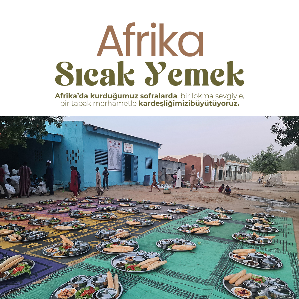 AFRİKA SICAK YEMEK DAĞITIMI